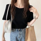 tシャツ レディース半袖ワッフルTシャツ | ANGELCLOSET | 詳細画像7