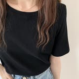 tシャツ レディース半袖ワッフルTシャツ | ANGELCLOSET | 詳細画像8