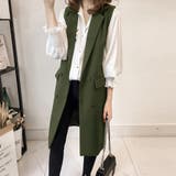 ロングジレ レディース ロングベスト韓国 | SUNSHINE CLOSET | 詳細画像11 
