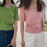 半袖 サマーニット レディースニットソー | ANGELCLOSET | 詳細画像10