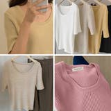 半袖 サマーニット レディースニットソー | ANGELCLOSET | 詳細画像12