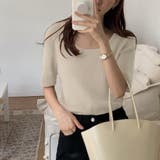 半袖 サマーニット レディースニットソー | ANGELCLOSET | 詳細画像5