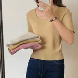 半袖 サマーニット レディースニットソー | ANGELCLOSET | 詳細画像6