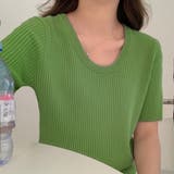 半袖 サマーニット レディースニットソー | ANGELCLOSET | 詳細画像8