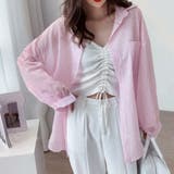 ストライプ ブラウス シアーシャツ 夏服 | ANGELCLOSET | 詳細画像12