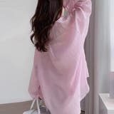 ストライプ ブラウス シアーシャツ 夏服 | ANGELCLOSET | 詳細画像13