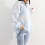 ストライプ ブラウス シアーシャツ 夏服 | ANGELCLOSET | 詳細画像17