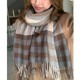 チェック柄マフラーレディース大判ストール | SUNSHINE CLOSET | 詳細画像2 