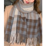 チェック柄マフラーレディース大判ストール | SUNSHINE CLOSET | 詳細画像3 