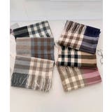 チェック柄マフラーレディース大判ストール | SUNSHINE CLOSET | 詳細画像30 