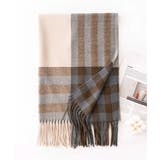 チェック柄マフラーレディース大判ストール | SUNSHINE CLOSET | 詳細画像6 