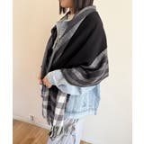 チェック柄マフラーレディース大判ストール | SUNSHINE CLOSET | 詳細画像8 