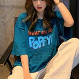 ロゴTシャツ レディース半袖ゆるtシャツ | ANGELCLOSET | 詳細画像13