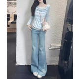 レディースカウルネックロンT重ね着風 細身Tシャツ長袖 シアーロングtシャツ薄手… | SUNSHINE CLOSET | 詳細画像14 