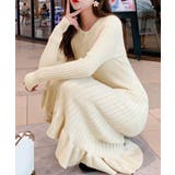 ニットワンピース マーメイドフリルワンピ | SUNSHINE CLOSET | 詳細画像2 