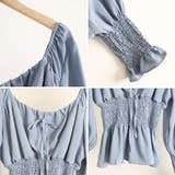 ウエストシャーリングブラウス レディース | SUNSHINE CLOSET | 詳細画像12 