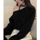 オフショルダーニットトップス春秋きれいめ | SUNSHINE CLOSET | 詳細画像4
