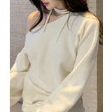 オフショルダーニットトップス春秋きれいめ | SUNSHINE CLOSET | 詳細画像7