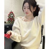 オフショルダーニットトップス春秋きれいめ | SUNSHINE CLOSET | 詳細画像9