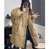 スタンドカラー中綿ダウンコート ゆったり | SUNSHINE CLOSET | 詳細画像12 