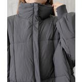 スタンドカラー中綿ダウンコート ゆったり | SUNSHINE CLOSET | 詳細画像25 