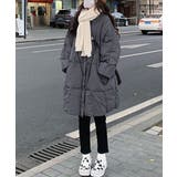 スタンドカラー中綿ダウンコート ゆったり | SUNSHINE CLOSET | 詳細画像5 