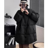 スタンドカラー中綿ダウンコート ゆったり | SUNSHINE CLOSET | 詳細画像9 