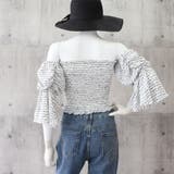 シャーリング オフショルダー トップス | ANGELCLOSET | 詳細画像9