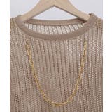 メッシュ編み サマーニット クルーネック | SUNSHINE CLOSET | 詳細画像16 