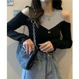 ニットトップス オフショルダーリブニット | SUNSHINE CLOSET | 詳細画像5