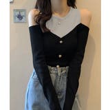 ニットトップス オフショルダーリブニット | SUNSHINE CLOSET | 詳細画像7