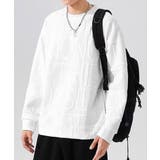 エンボス加工ロゴtシャツ メンズ 長袖 | SUNSHINE CLOSET | 詳細画像8