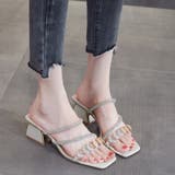 アイボリー | サンダル チャンキーヒール レディース | SUNSHINE CLOSET