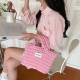 ピンク | ミニトートバッグ ポップコーン軽量バッグ | SUNSHINE CLOSET