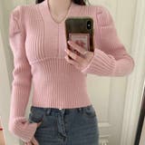 タイトニット Vネック レディース 韓国 | SUNSHINE CLOSET | 詳細画像14