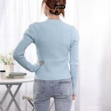 タイトニット Vネック レディース 韓国 | SUNSHINE CLOSET | 詳細画像17