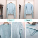 タイトニット Vネック レディース 韓国 | SUNSHINE CLOSET | 詳細画像3