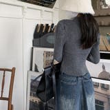 タイトニット Vネック レディース 韓国 | SUNSHINE CLOSET | 詳細画像8