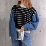 レイヤード風ニットトップスレディース韓国 | SUNSHINE CLOSET | 詳細画像4 