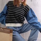 レイヤード風ニットトップスレディース韓国 | SUNSHINE CLOSET | 詳細画像5 