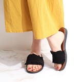 ブラック | サンダル レディース ミュール | ANGELCLOSET
