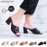 チャンキーヒール オープントゥ サンダル | SUNSHINE CLOSET | 詳細画像1