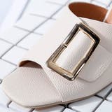 チャンキーヒール オープントゥ サンダル | SUNSHINE CLOSET | 詳細画像7