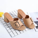 チャンキーヒール オープントゥ サンダル | SUNSHINE CLOSET | 詳細画像2