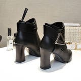 チャンキーヒール ブーティー 太ヒール | SUNSHINE CLOSET | 詳細画像16 