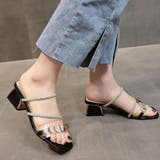 サンダル チャンキーヒール レディース | SUNSHINE CLOSET | 詳細画像4 