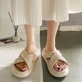 厚底サンダルレディースクロスサンダル | SUNSHINE CLOSET | 詳細画像12