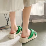 厚底サンダルレディースクロスサンダル | SUNSHINE CLOSET | 詳細画像14