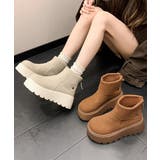 厚底ショートブーツ 秋冬シューズ美脚脚長 | SUNSHINE CLOSET | 詳細画像10