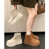 厚底ショートブーツ 秋冬シューズ美脚脚長 | SUNSHINE CLOSET | 詳細画像11